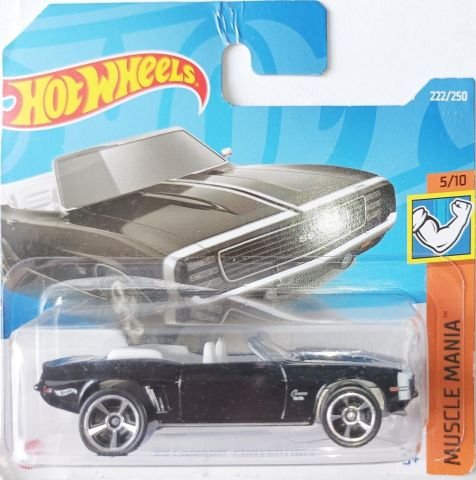 Hot Wheels HCV72 '69 Camaro Convertible 2022 Black – photo de la communauté