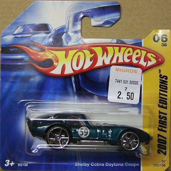 Hot Wheels Shelby Cobra Daytona Coupe 2007 – Foto aus der Community