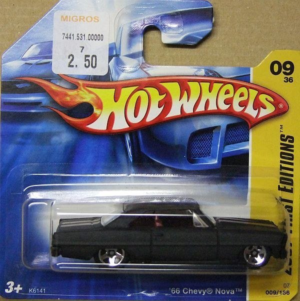 Hot Wheels '66 Chevy Nova 2007 – foto de coleccionista