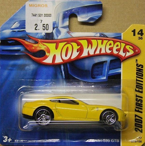 Hot Wheels K6146 Ferrari 599 GTB 2007 – foto de coleccionista