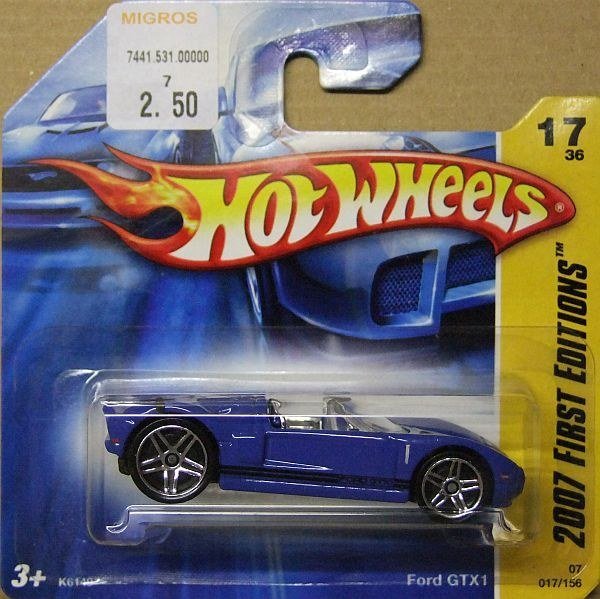 Hot Wheels K6149 Ford GTX-1 2007 – foto de coleccionista