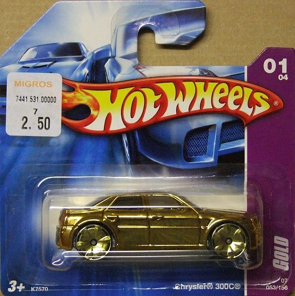 Hot Wheels K7570 Chrysler 300C Hemi 2007 Chrome Gold – foto della community