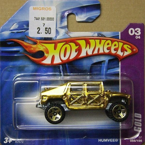 Hot Wheels K7572 Humvee 2007 Chrome Gold – foto della community