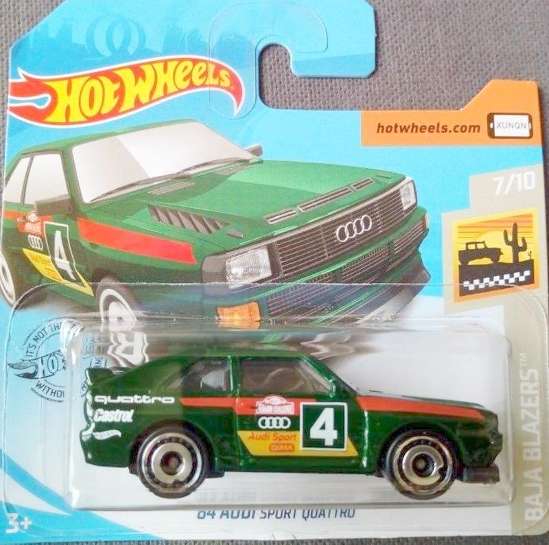 Hot Wheels FYF53 '84 Audi Sport quattro 2019 Dark Green – foto della community