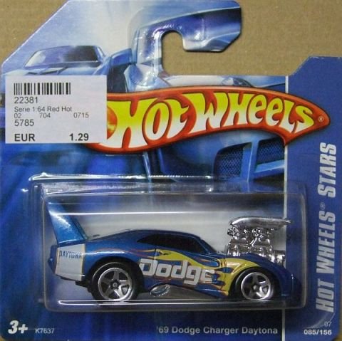 Hot Wheels K7637 '69 Dodge Daytona ('Tooned) 2007 Metalflake Blue – Foto aus der Community