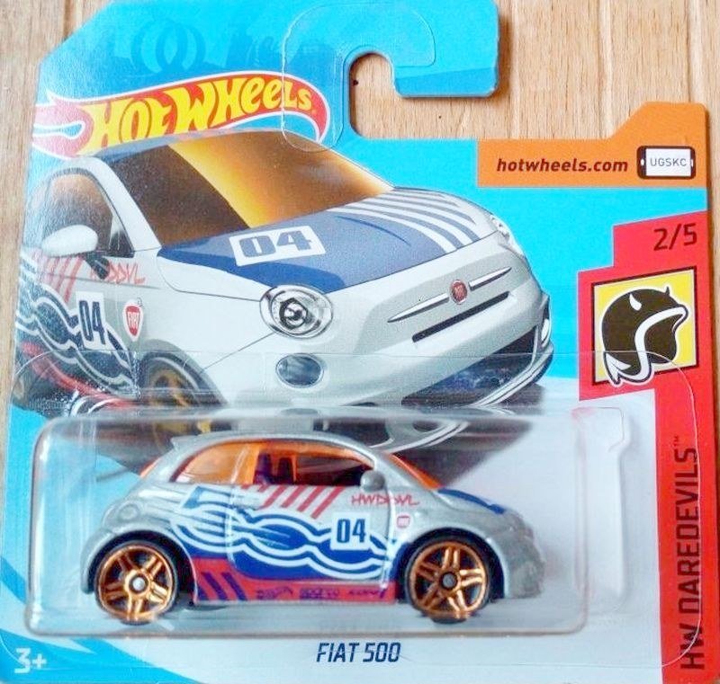 Hot Wheels FRR85 Fiat 500 2018 Silver – foto della community