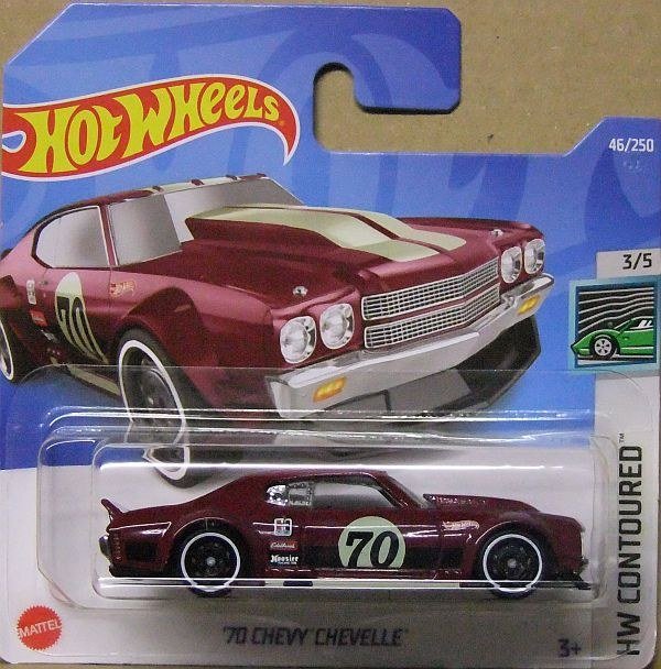 Hot Wheels HCV24 '70 Chevy Chevelle 2022 Maroon – photo de la communauté