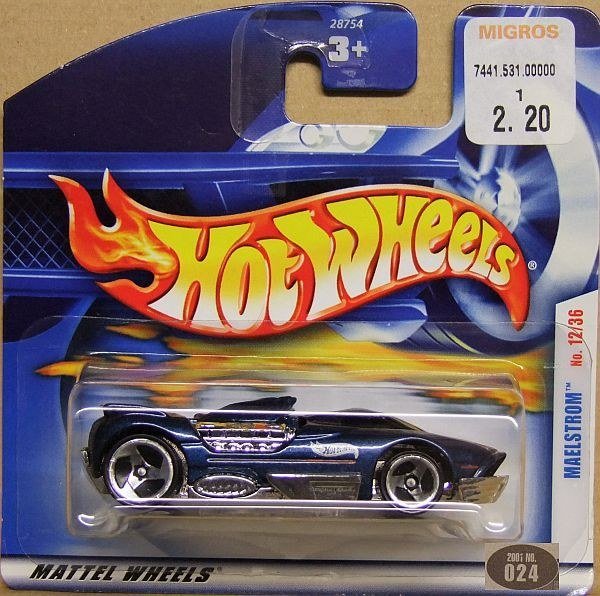 Hot Wheels 28754 Maelstrom 2001 Metalflake Dark Blue – foto della community