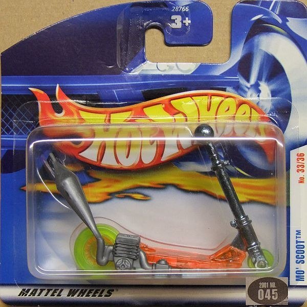 Hot Wheels 28766 Mo' Scoot 2001 Clear Orange – foto della community