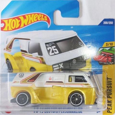 Hot Wheels JBC05 VW T3 Custom 2025 Pearl White / Yellow – photo de la communauté