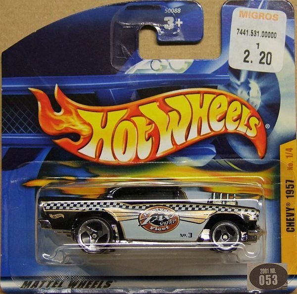 Hot Wheels 50088 '57 Chevy 2001 Black – foto della community
