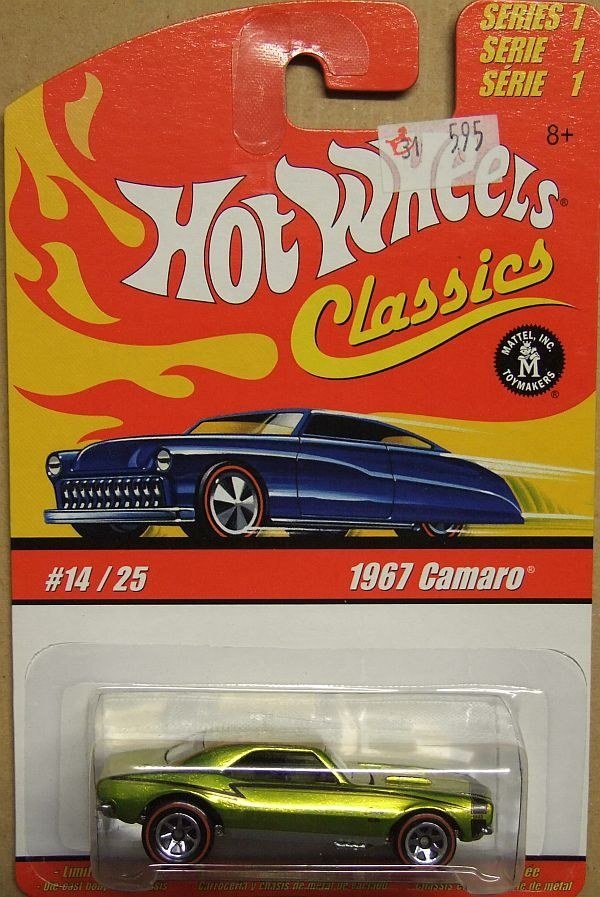 Hot Wheels H7079 1967 Camaro 2005 Green – photo de la communauté