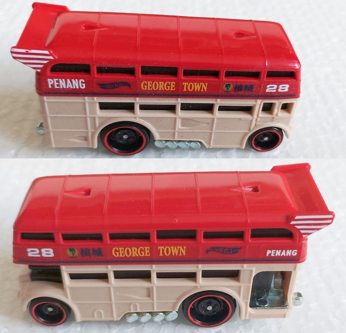 Hot Wheels HTB45 Trouble Decker 2024 Tan & Red – foto della community