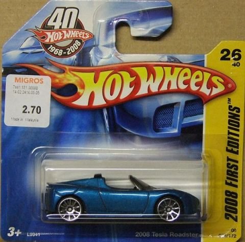 Hot Wheels L9941 2008 Tesla Roadster 2008 – photo de la communauté