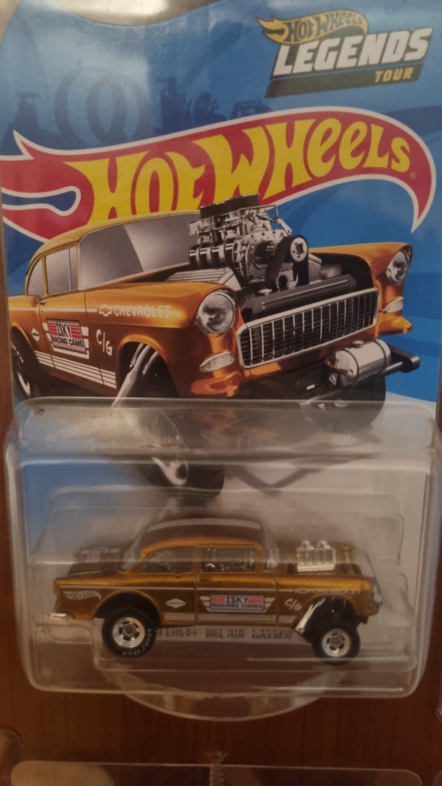 Hot Wheels GPK47 '55 Chevy Bel Air Gasser 2020 Spectraflame yellow – photo de la communauté