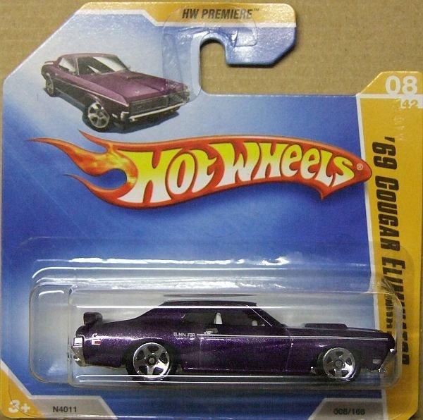 Hot Wheels N4011 '69 Mercury Cougar Eliminator 2009 Dark Blue – photo de la communauté