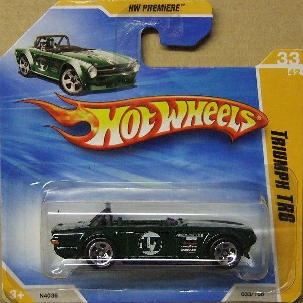 Hot Wheels N4036 Triumph TR6 2009 – photo de la communauté