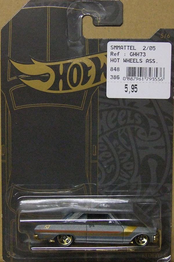 Hot Wheels GHN99 '63 Chevy II 2019 Satin Silver – photo de la communauté