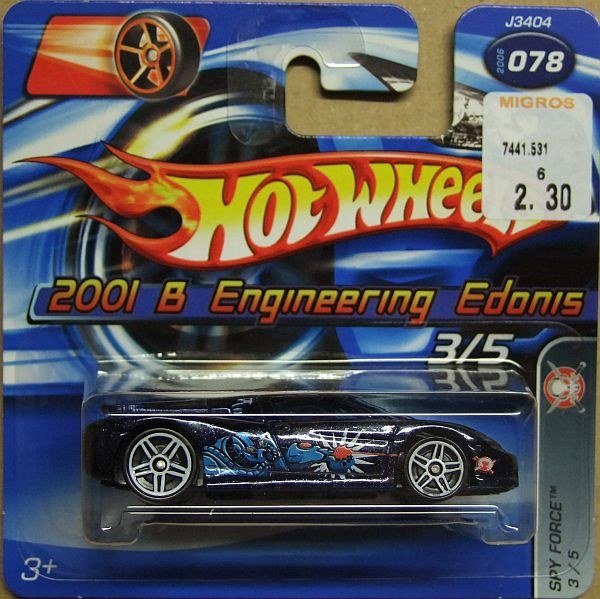 Hot Wheels J3404 2001 B Engineering Edonis 2006 – photo de la communauté