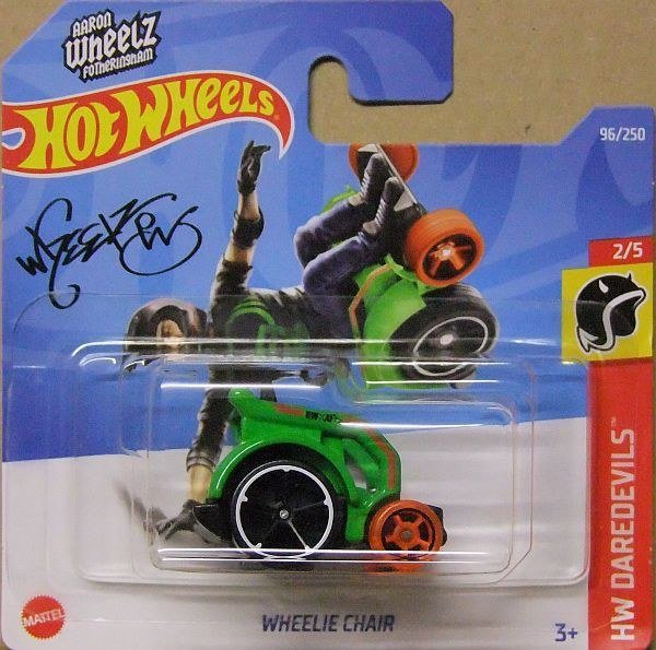 Hot Wheels HCV38 Wheelie Chair 2022 Green – photo de la communauté
