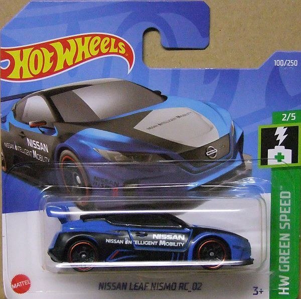 Hot Wheels HCX89 Nissan Leaf NISMO RC_02 2022 Blue – foto della community