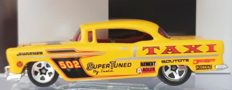 Hot Wheels K7567 1955 Chevy Bel Air 2007 Yellow – photo de la communauté