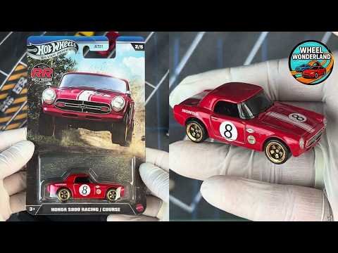 Hot Wheels JKX62 Honda S800 Racing 2026 Red – image extraite de l’unboxing