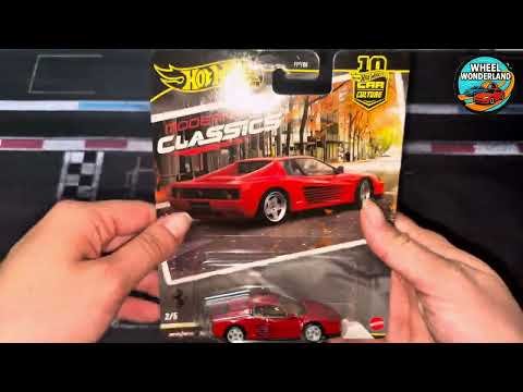 Hot Wheels Ferrari Testarossa – Standbild aus dem Unboxing