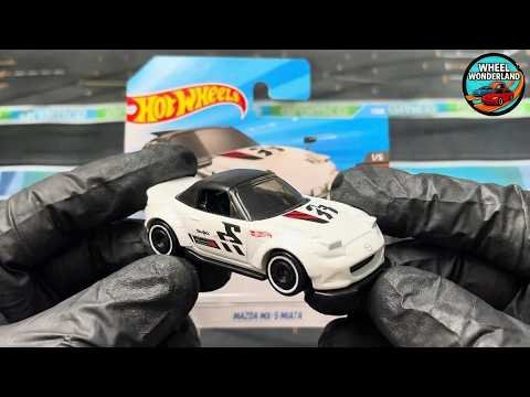 Hot Wheels JJJ02 Mazda MX-5 Miata 2026 White – fermo immagine dall’unboxing