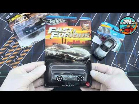 Hot Wheels JKX23 1995 Mazda RX-7 2026 Metalflake gray – image extraite de l’unboxing