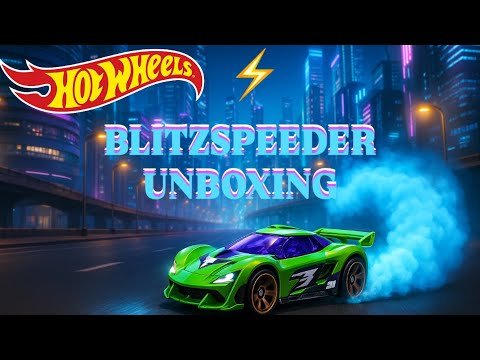 Hot Wheels Blitzspeeder – imagen del unboxing