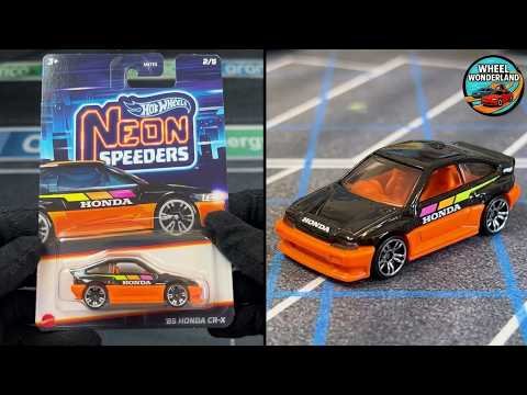 Hot Wheels JKX99 '85 Honda CR-X 2023 Matte black – fermo immagine dall’unboxing